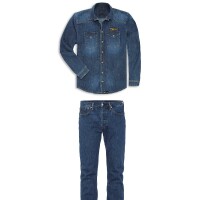 Jeans-Set Hose & Hemd Herren (Stückliste mit...