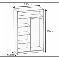 JUSThome Simply II Kleiderschrank
