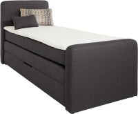 Boxspringbett mit Bettkasten inkl. Topper und Kissen