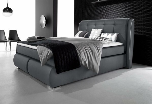 INOSIGN Boxspringbett mit gestepptem Kopfteil