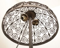 Alte Stehlampe Schmiedeeisen Jugendstil