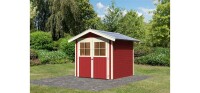 Holz-Gerätehaus Lund 3 Kastanienrot 209 cm x 213 cm