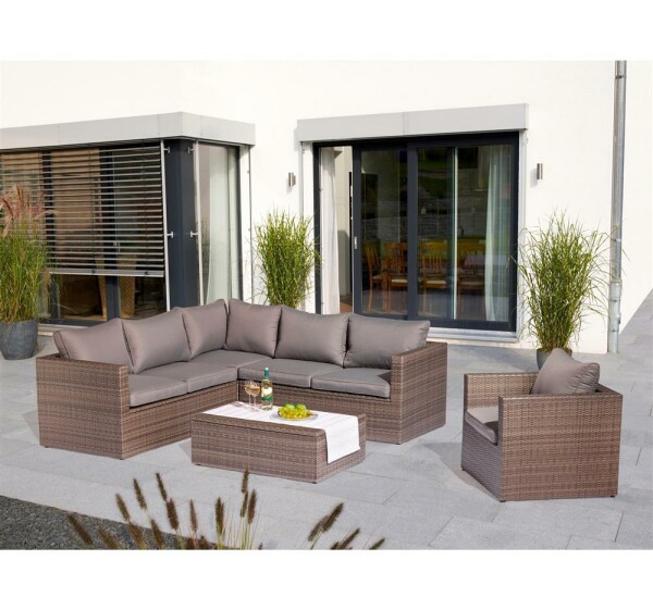 OBI Gartenmöbelgruppe Livingston 5-teilig