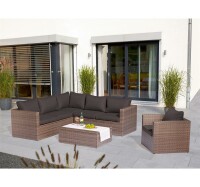 OBI Gartenmöbelgruppe Livingston 5-teilig