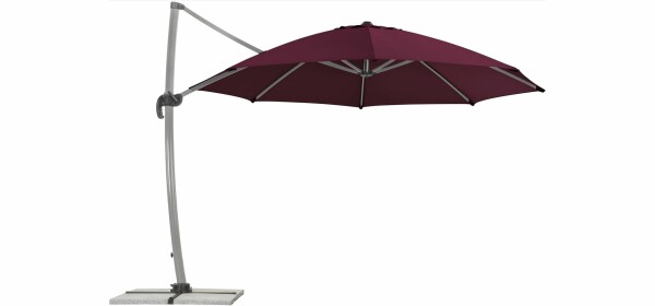 Schneider Ampelschirm Rhodos Rondo Ø 350 cm Rot