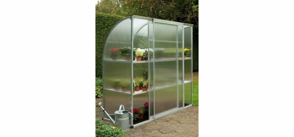 KGT Tomaten-Gewächshaus Edelweiß Alu blank Höhe ca. 180 cm