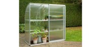 KGT Tomaten-Gewächshaus Edelweiß Alu blank Höhe ca. 180 cm