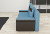 JUSThome Area Sofa Mikrofaser 95x200x73 cm Magnus Testartikel Brettspielversand